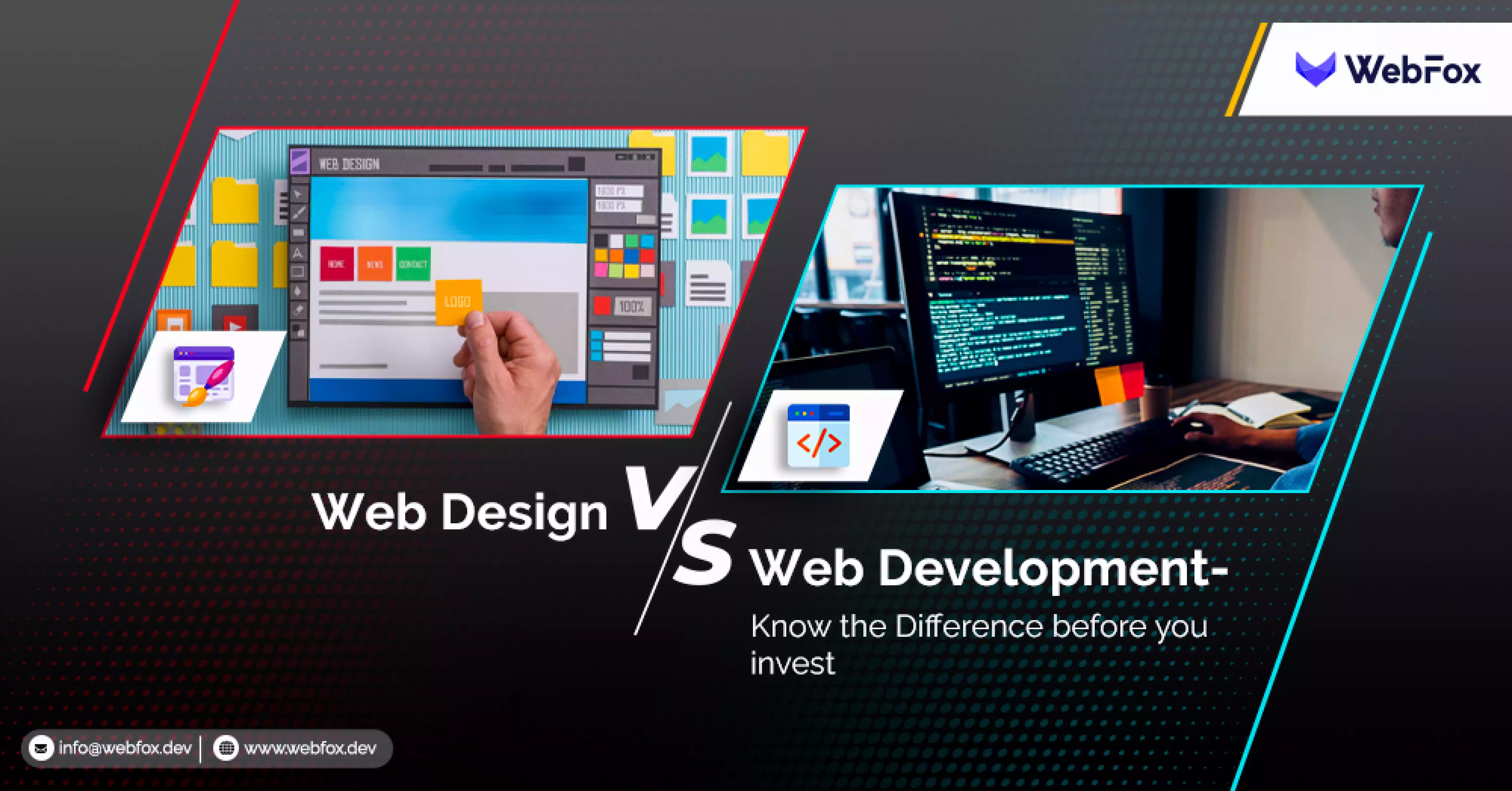 Web Design vs. Web Development- Know the Difference before you invest